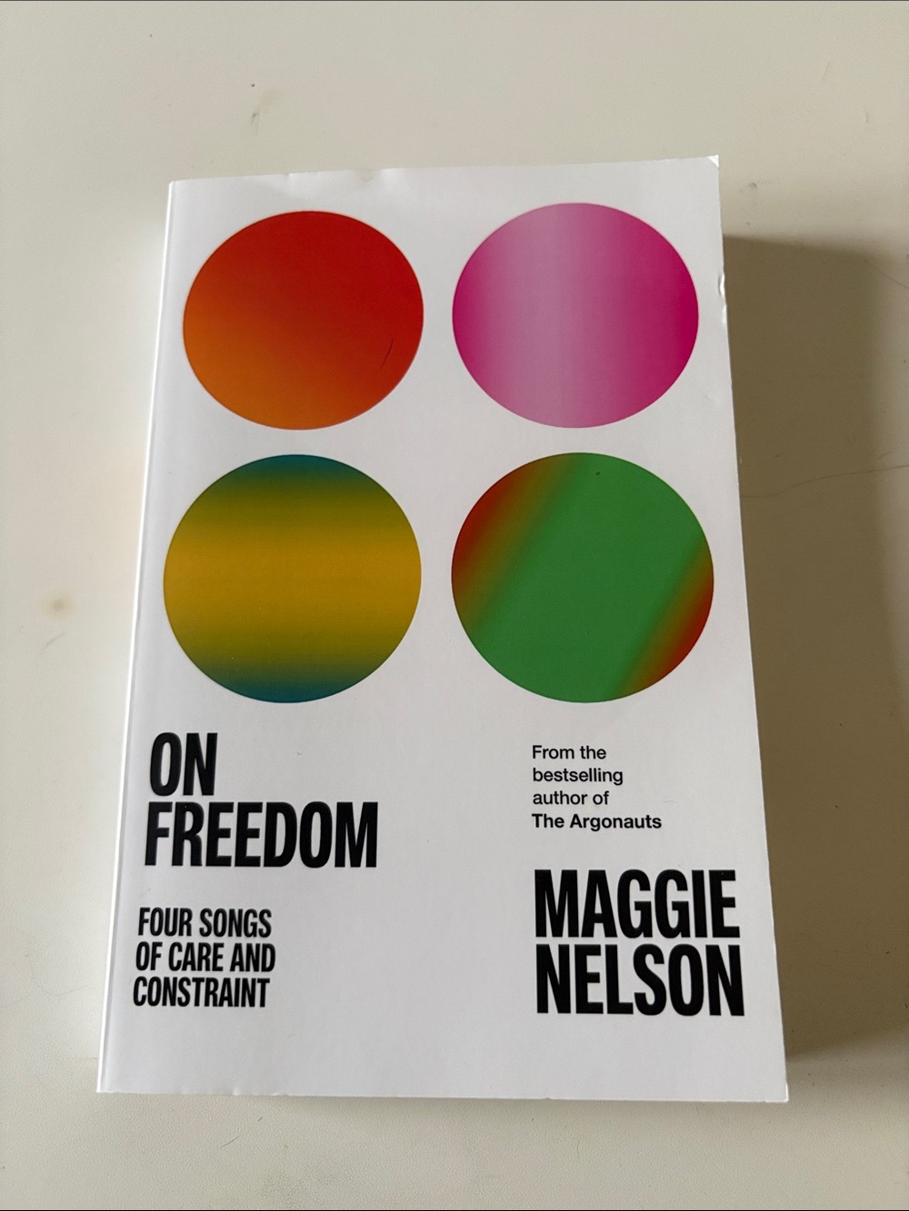 On Freedom Wall Art Print - Colorful Circles